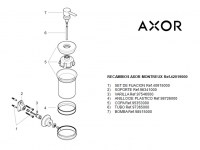 DOSIFICADOR JABON A PARED MONTREUX AXOR